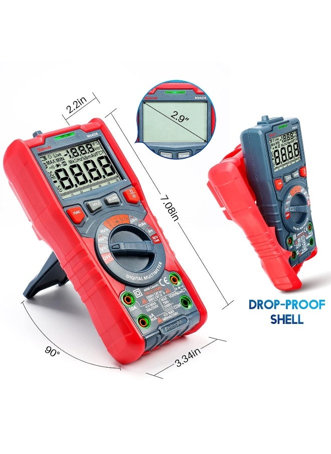 AstroAI Digital Multimeter TRMS 6000 Counts Auto-Ranging Voltage Tester  - Image 2