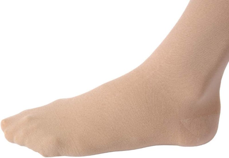 JOBST Relief Knee High Compression Socks, Closed Toe, 20-30 mmHg, Beige, Large Full Calf - Image 2