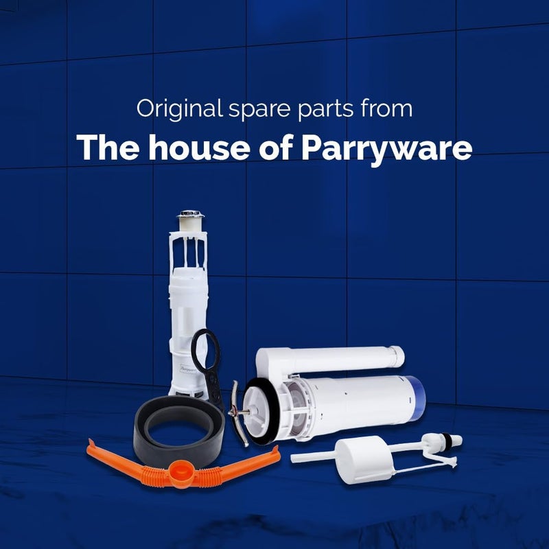 Parryware مجموعة مدخل أو صمام مدخل لطراز كاسكيد NXT - BIV3 | مجموعة siphon لطرازات كاسكيد | قطع غيار مقعد المرحاض وتركيبات الحمام (عبوة من 1) | C790299 - Image 5