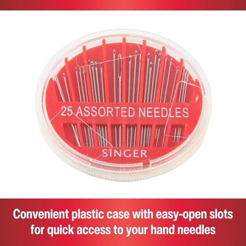 Singer 00276 Assorted Hand Needles in Compact, 25-Count,Assorted 25/Pkg - Image 4