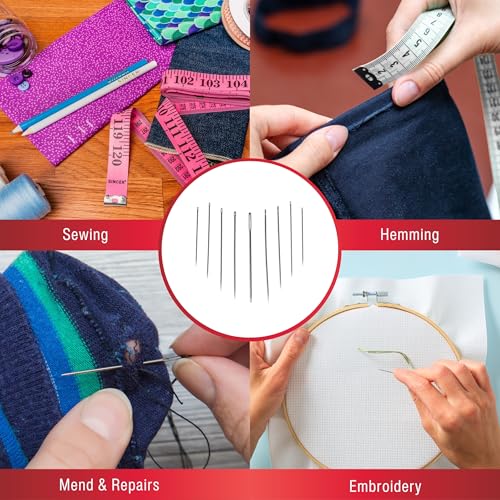 Singer 00276 Assorted Hand Needles in Compact, 25-Count,Assorted 25/Pkg - Image 3