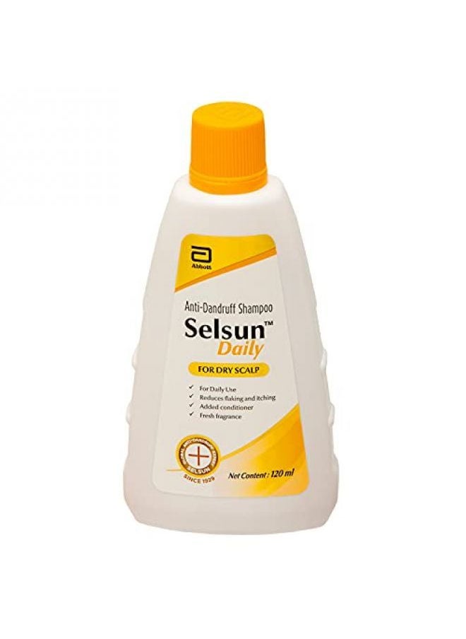 Selsun - Selsun Daily Anti-Dandruff Shampoo for Dry Scalp 120 ml - Image 1