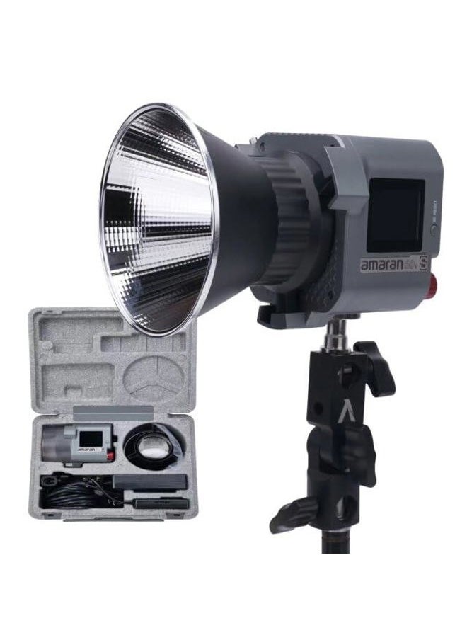 Aputure Amaran COB 60X S LED Video Light 60W Bi-Color 2700-6500k Bowens Mount Point-Source LED Photography Lighting for Vlogger,Photographer,Filmmaker  - Image 1