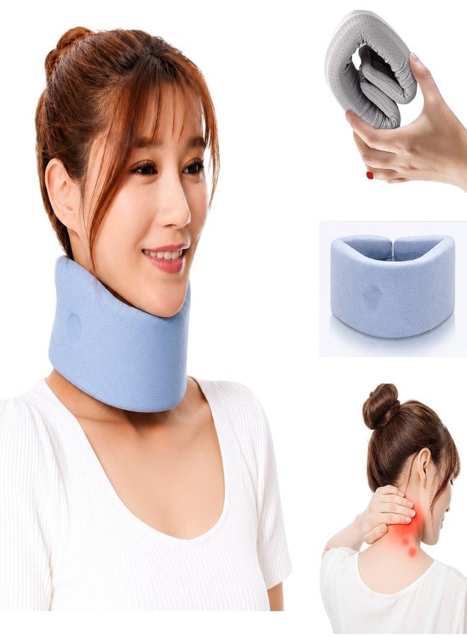 ZAPTVI PACK OF 1 Cervical Neck Support Collar for Pain Relief Soft Foam Adjustable Neck Brace for Men Women Lightweight Breathable Cervical Support Belt for Neck Stiffness Travel Office Daily Use - Image 1