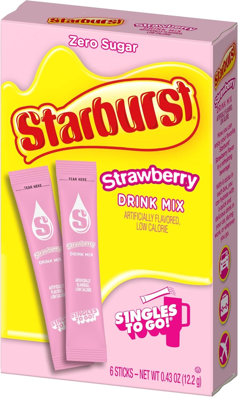 Starburst Strawberry Singles To Go Drink Mix - Image 1