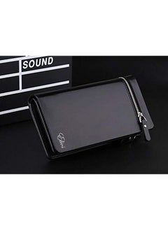 Elios Elios Long Black PU Leather Wallet for Women (Black)  - Image 2