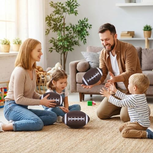 Shindel 6PCS Mini Inflatable Football 63 inch Waterproof Footballs Toys for Kids Perfect Outdoor and Indoor Games Football Party Favors - Image 5