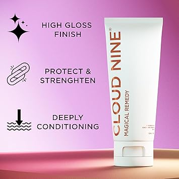 CLOUD NINE CLOUD NINE Magical Remedy Leave In Conditioner 100ml Protect and Strengthen Visibly Shinier High Gloss Smooth Hair Heat Protection Designed to Repair Suitable For All Hair Types  - Image 2
