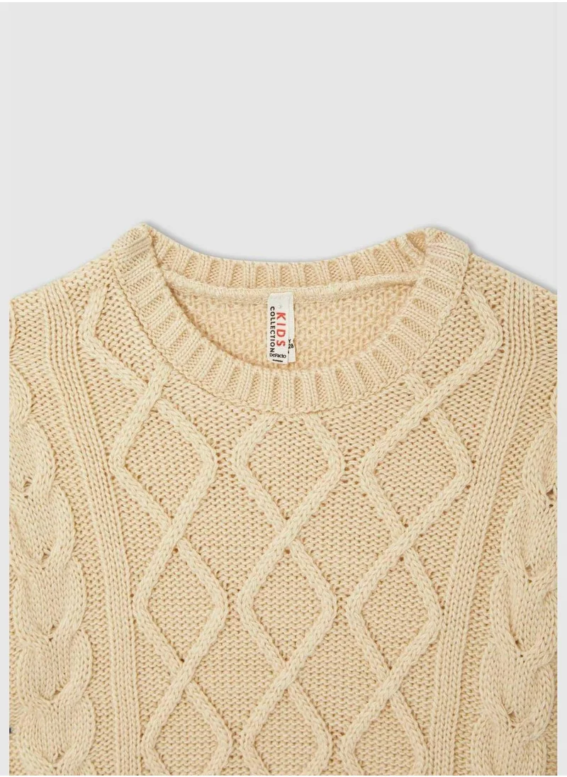 DeFacto Long Sleeve Knitted Jumper
