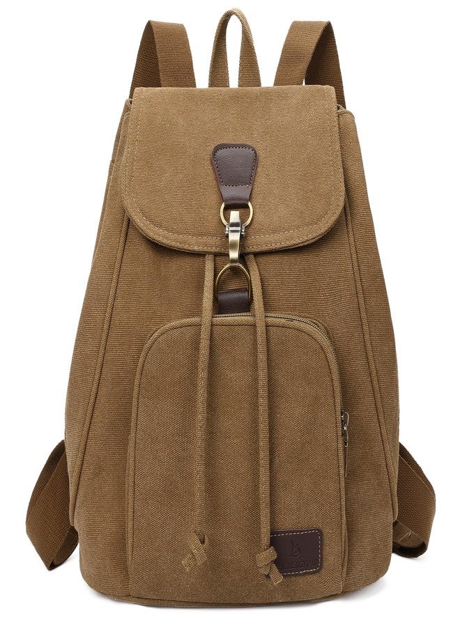 GAEKEAO Backpack Purse for Women Canvas Fashion Backpacks Outdoor Casual Daypack Multipurpose Shoulder Bag Work Shopping Sports Travel (Coffee) - Image 1