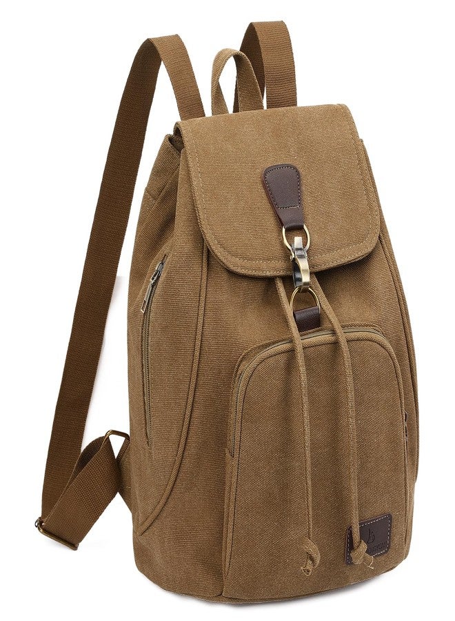 GAEKEAO Backpack Purse for Women Canvas Fashion Backpacks Outdoor Casual Daypack Multipurpose Shoulder Bag Work Shopping Sports Travel (Coffee) - Image 2