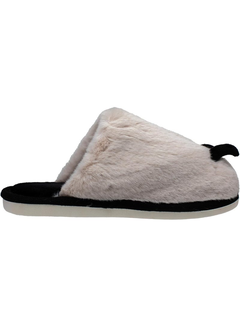 Lucky Kids Winter House Slippers for Kids with Cute Animal Paw Design Comfy Home Furry Slippers for Kids