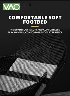 VAOdo Men'S Non-slip Flip Flops Outdoor Leisure Beach Flip Flops Soft and Comfortable Non-slip PVC Bottom Slippers  - Image 5