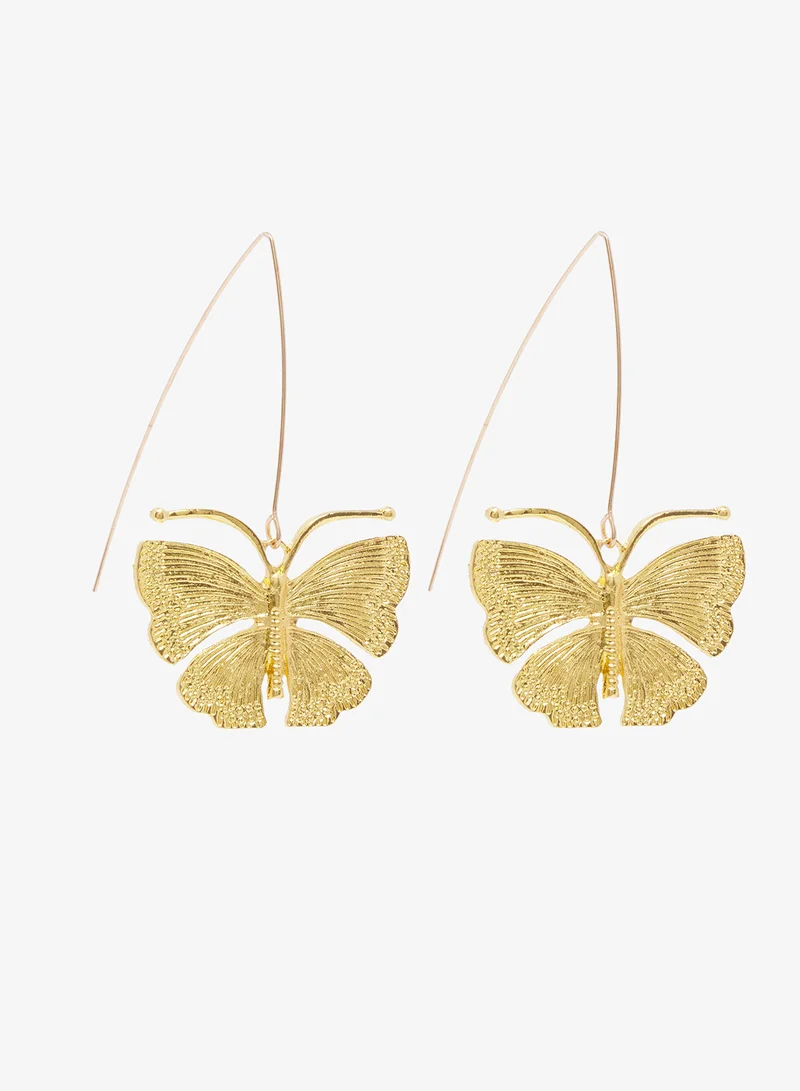 ELLA Butterfly Shaped Drop Down Earrings