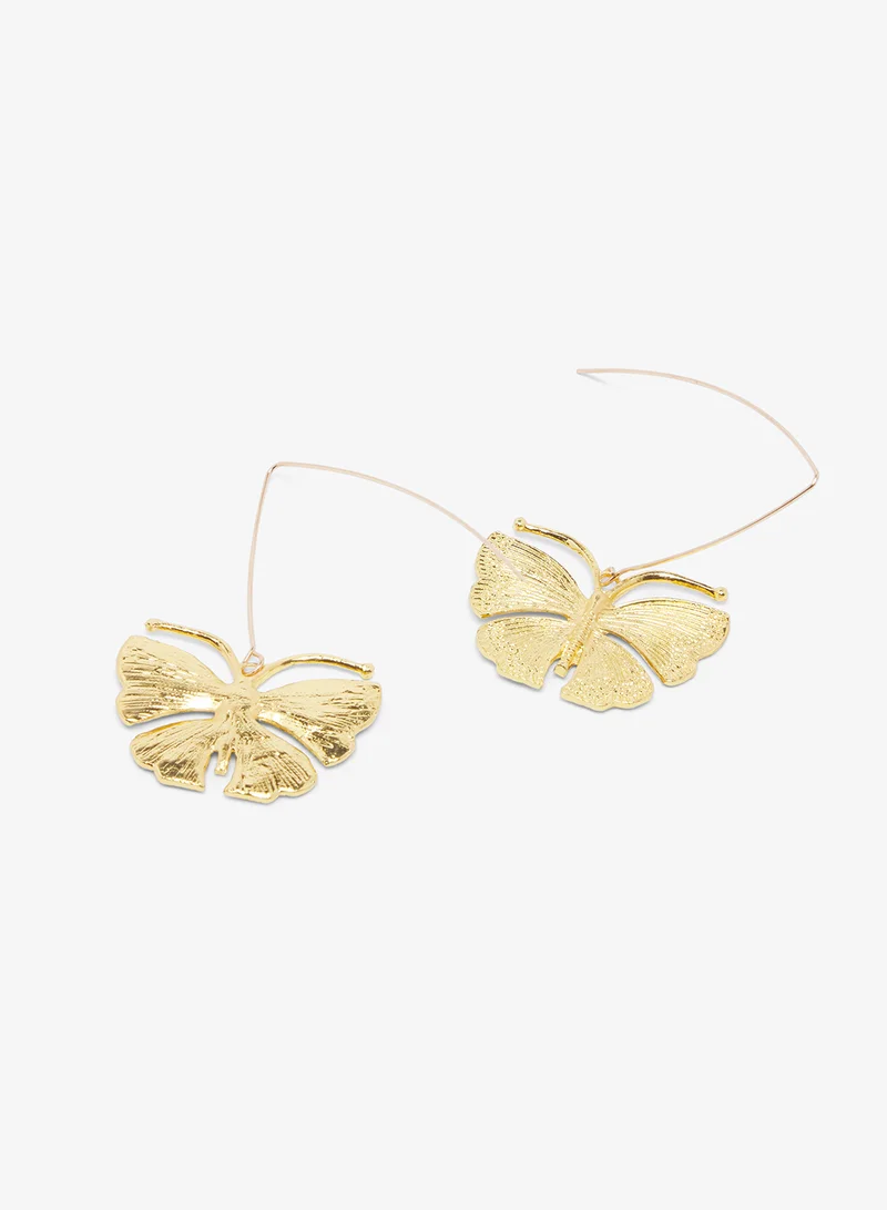 ELLA Butterfly Shaped Drop Down Earrings