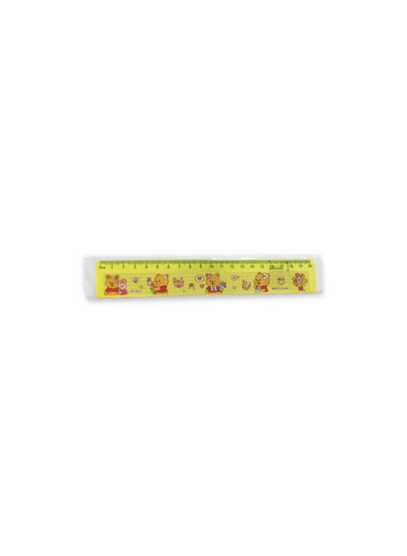 Pooh Ruler 20cm – Yellow - Image 1