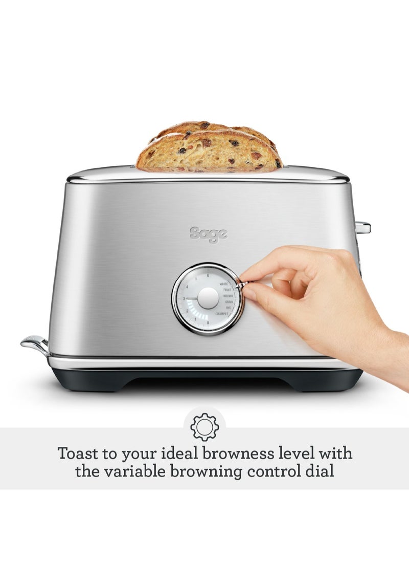 Sage - Toast Select Luxe 2 Slice Toaster with Extra-Wide Slots & time presets for each type of bread, Brushed Stainless Steel - UAE Version, 2 Year Manufacturer Warranty - pzsku/Z6AD1B540F468B32D0D3AZ/45/_/1738834679/4b840a86-d4de-4d06-8bc2-5aa2fc16c036