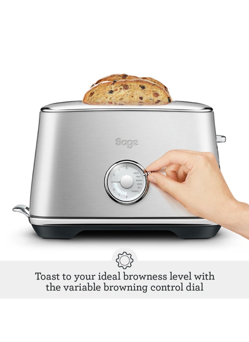 Sage - Sage - Toast Select Luxe 2 Slice Toaster with Extra-Wide Slots & time presets for each type of bread, Brushed Stainless Steel - UAE Version, 2 Year Manufacturer Warranty - Image 1