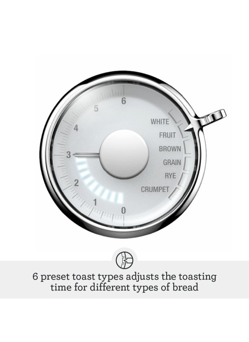 Sage - Sage - Toast Select Luxe 2 Slice Toaster with Extra-Wide Slots & time presets for each type of bread, Brushed Stainless Steel - UAE Version, 2 Year Manufacturer Warranty - Image 1