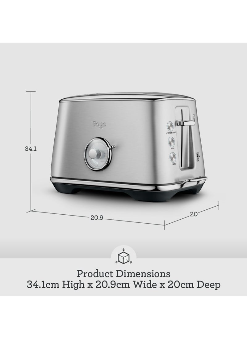 Sage - Toast Select Luxe 2 Slice Toaster with Extra-Wide Slots & time presets for each type of bread, Brushed Stainless Steel - UAE Version, 2 Year Manufacturer Warranty - pzsku/Z6AD1B540F468B32D0D3AZ/45/_/1738834680/1516c2ad-1fc9-4be2-99a8-e098349e4bad