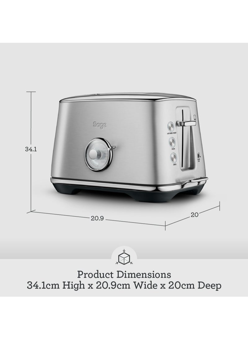 Sage - Sage - Toast Select Luxe 2 Slice Toaster with Extra-Wide Slots & time presets for each type of bread, Brushed Stainless Steel - UAE Version, 2 Year Manufacturer Warranty - Image 1