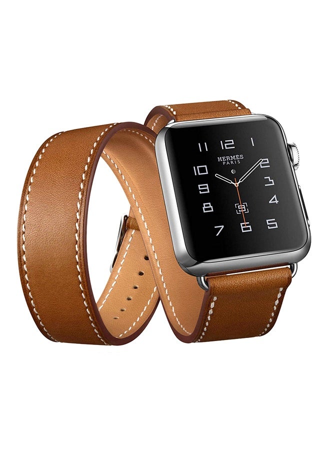 Beauenty Replacement Band For Apple Watch Series 2 42mm Brown - Image 2