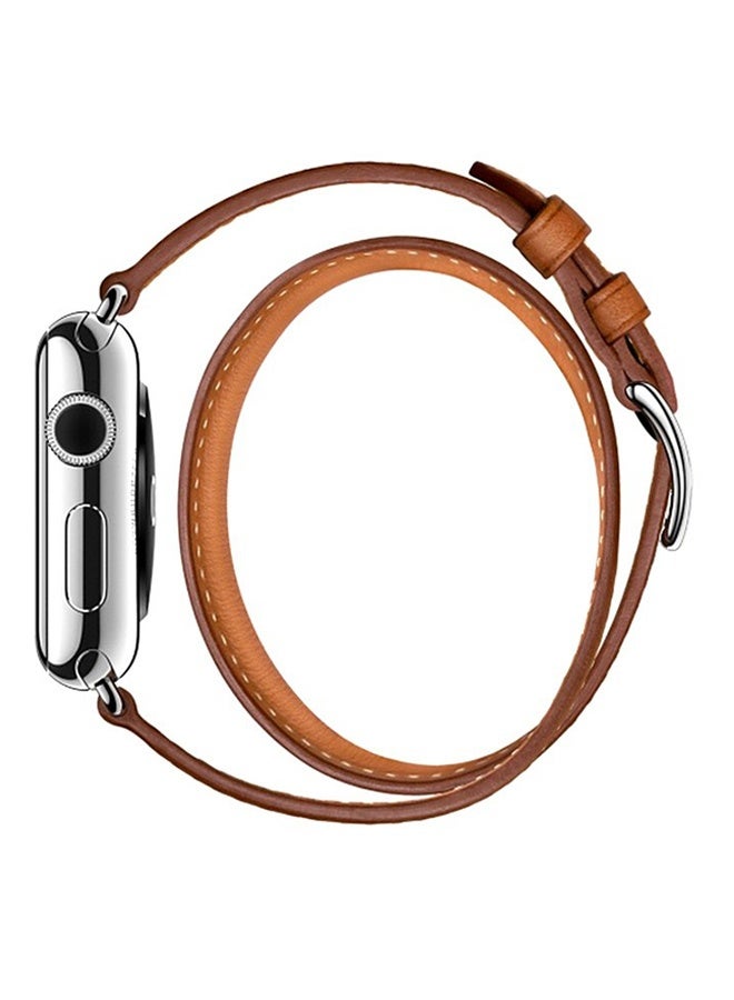 Beauenty Replacement Band For Apple Watch Series 2 42mm Brown - Image 3