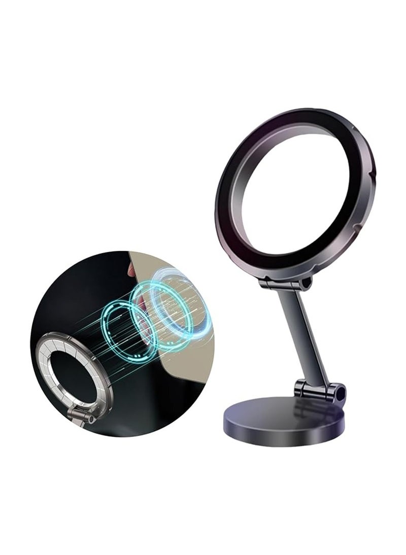 for MagSafe Car Mount,【Folding & 360° Rotation】 Magnetic Phone Holder for Car Dash & Model 3/Y Screen, Phone Holders for Your Car Fits Phone 15 14 13 Pro Max (Space Gray)  - Image 1