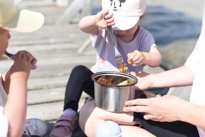 VAYA Yumbytes Stainless Steel Snack Box with Spoon, Fork & Spork Cutlery Set, Leak-Proof, Durable, BPA-Free, and Travel-Friendly Combo for Work, School, and Picnics - Image 4
