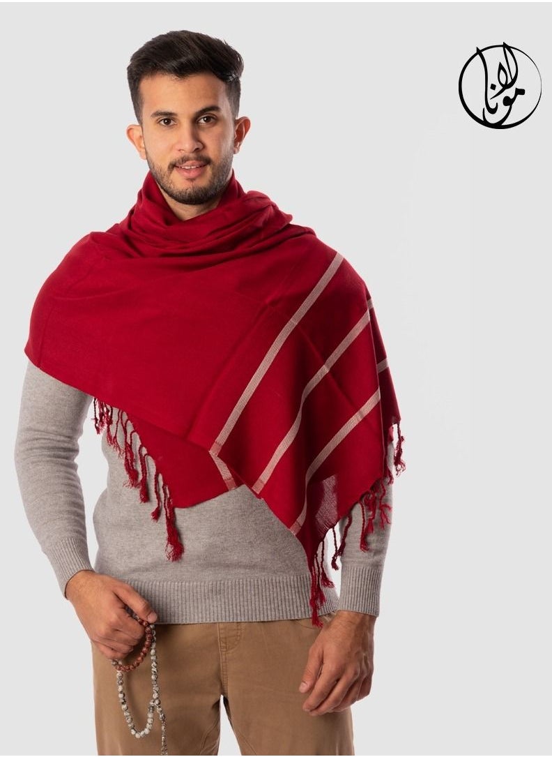 مولانا - شال مولانا الأحمر - Image 1