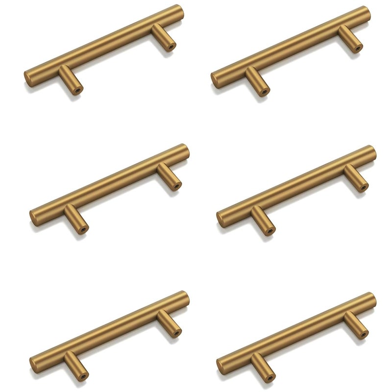 Atlantic Cabinet Pull Handle – Antique Finish, 8-Inch Total Length, 160mm Hole-to-Hole, Pack of 6 – Durable & Elegant Hardware for Kitchen & Bathroom Cabinets - Image 1