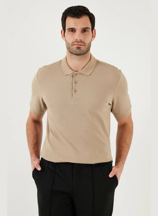 Buratti Buratti Cotton Regular Fit Buttoned Polo Collar 4-Pack T Shirt Men's T-SHIRT 5902127S4