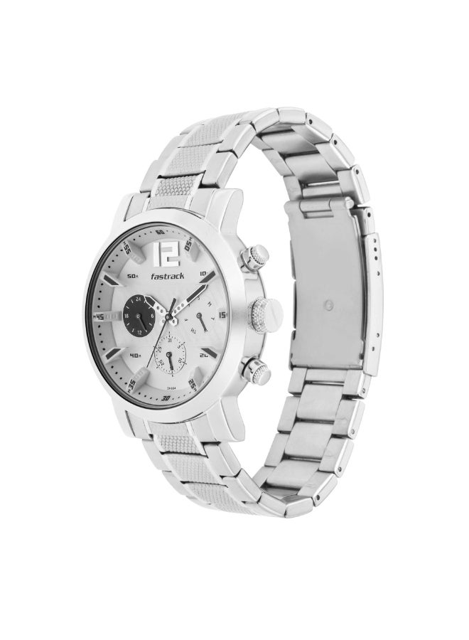 Fastrack Fastfit Analog White Dial Men's Watch-3227SM02, White, White, bracelet - Image 3