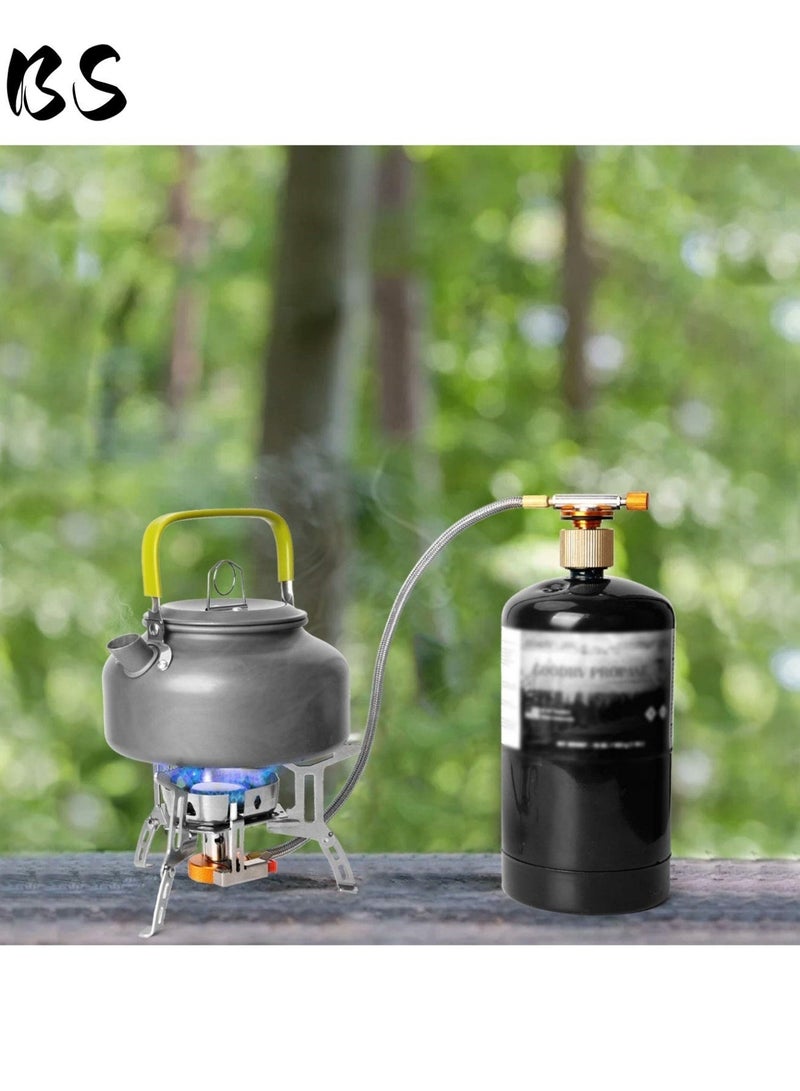 BS 3500W Windproof Portable Foldable Camping Stove | Piezoelectric Igniter | Includes Storage Case and Adapter | Suitable for Backpacking, Hiking, and Picnics - Image 2