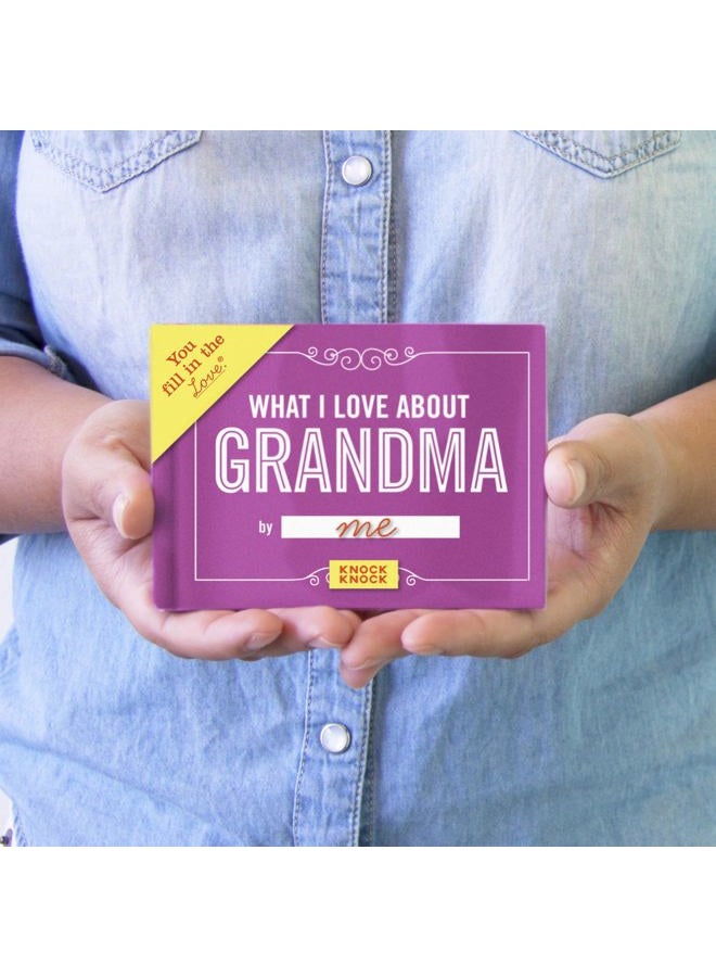 Knock Knock What I Love About Grandma Fill in the Love Journal - Image 2