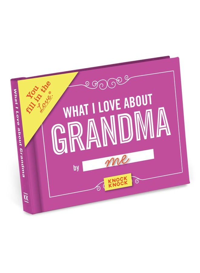 Knock Knock What I Love About Grandma Fill in the Love Journal - Image 1