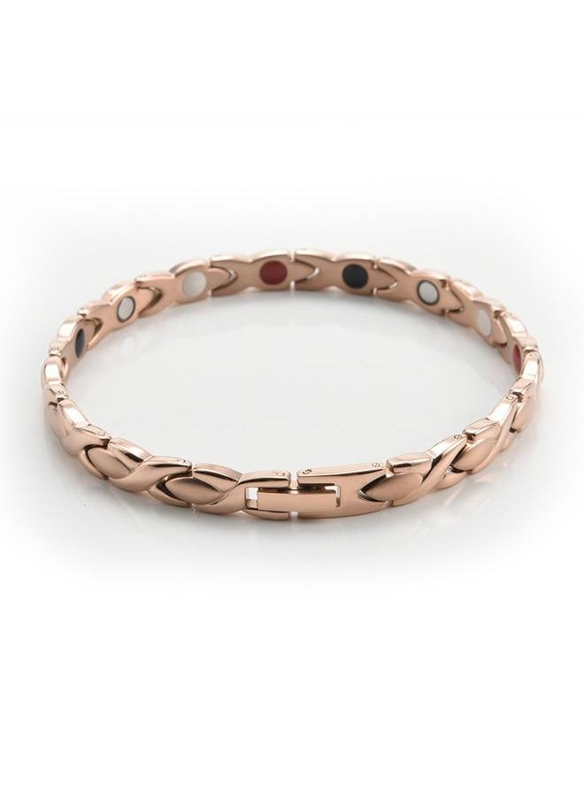 yongsheng Pure Copper Bracelets for Women Arthritis & Joint Pain Relief, Copper Magnetic Bracelet for Women with Effective Healing Magnets  - Image 1