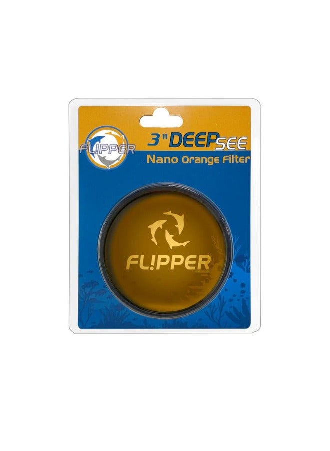 Deep See Magnetically Mounted Magnified Aquarium Viewer Nano Orange Filter Lens