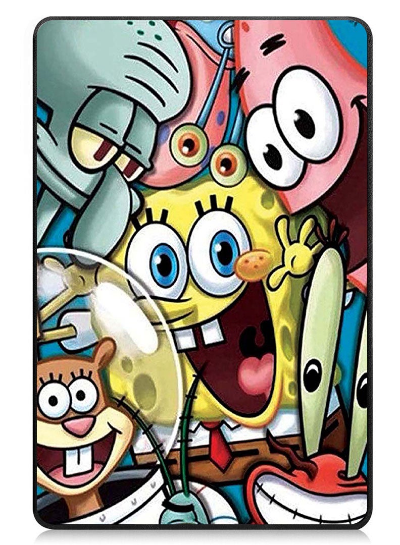 Theodor Protective Flip Case For OnePlus Pad 2 (2024) & OnePlus Pad Pro (2024) With Trifold Stand Auto Wake Sleep Shockproof Cover Cartoon Smiling  - Image 1