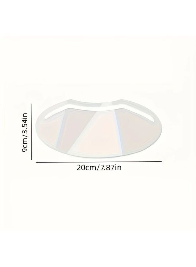 50 قطعة أقنعة وجه شفافة قابلة للتخلص للاستحمام واقيات شمسية لتمديد الحواجب والرموش - Image 4