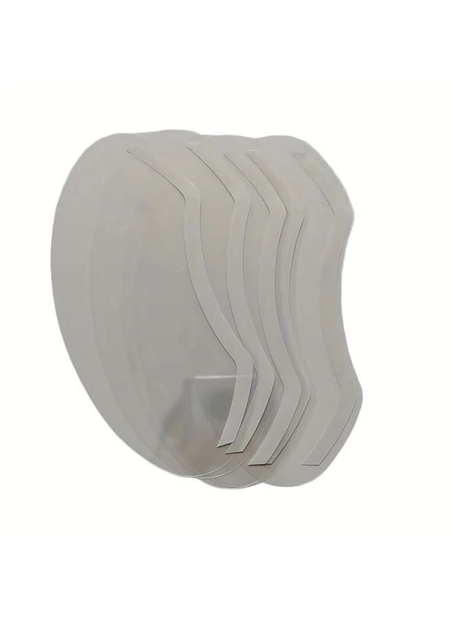 50 قطعة أقنعة وجه شفافة قابلة للتخلص للاستحمام واقيات شمسية لتمديد الحواجب والرموش - Image 3