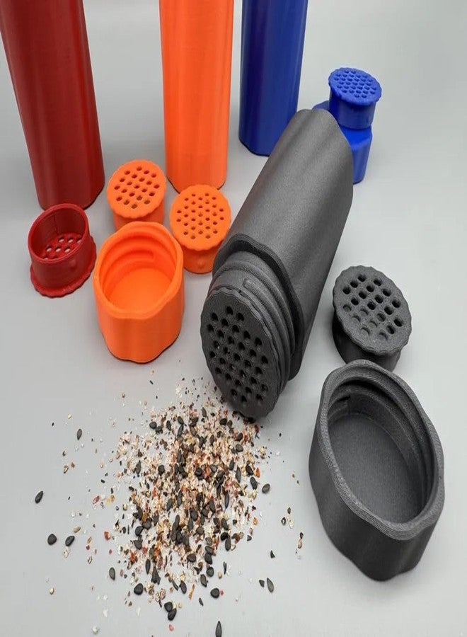 3D CUBES Spice Shaker Container Set with Sifter Lids,Multicolor - Image 2