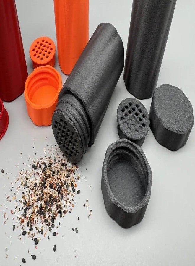 3D CUBES Spice Shaker Container Set with Sifter Lids,Multicolor - Image 3