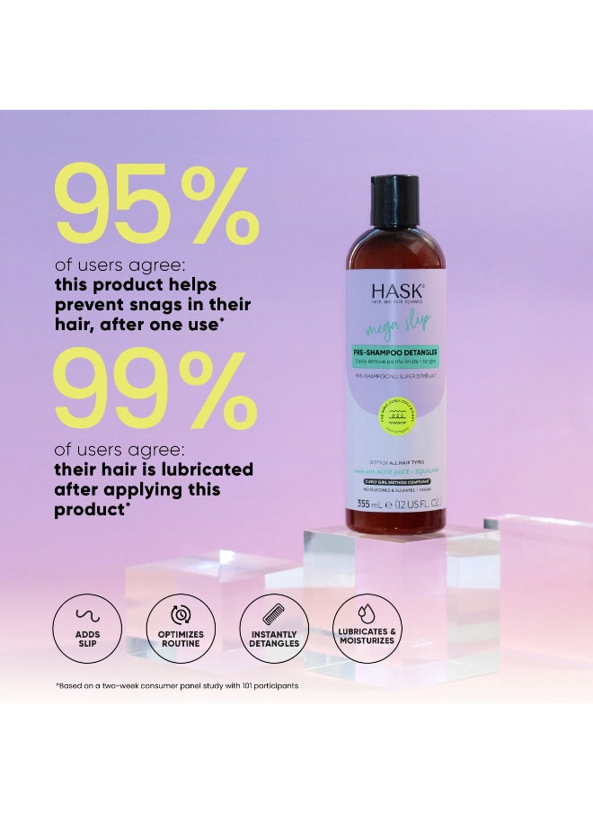 HASK Texture Solutions Pre-Shampoo Mega Slip Detangler 355Ml  - Image 3