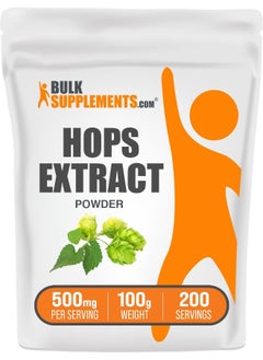 BULKSUPPLEMENTS.COM BulkSupplements.com Hops Extract - Sleep Aid - Humulus Lupus - Immune System Strengthener  - Image 1