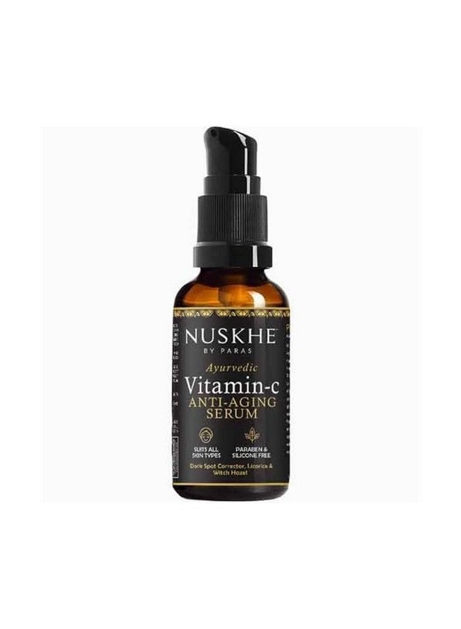 Nuskhe By Paras Vitamin C Anti-Aging Face Serum-30 Ml | Reduce Dark Circle | Fine Line & Sun Damage Corrector | Effective Skin Brightening - Image 1