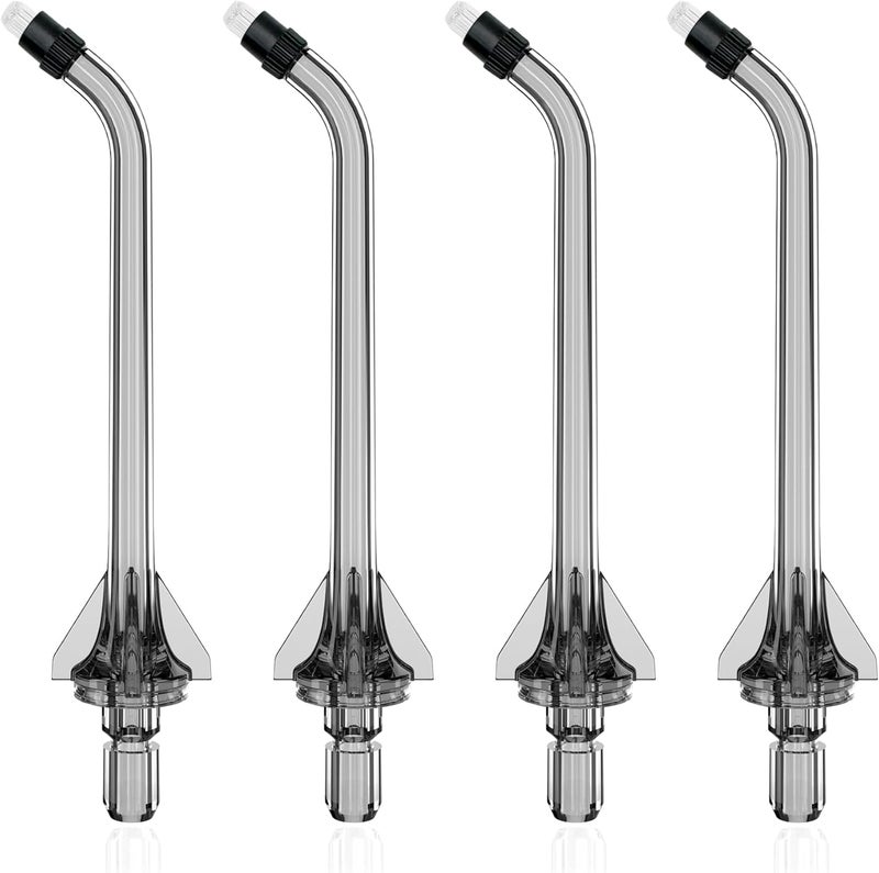 FUNSEE Replacement Tips for COSLUS Water Dental Flosser, 4 Orthodontic Replacement Heads Water Flosser Only Compatible COSLUS C20 (F5020E), E40 (WFP14), C31 (F5023), C50, and C51 Water Flosser - Image 1