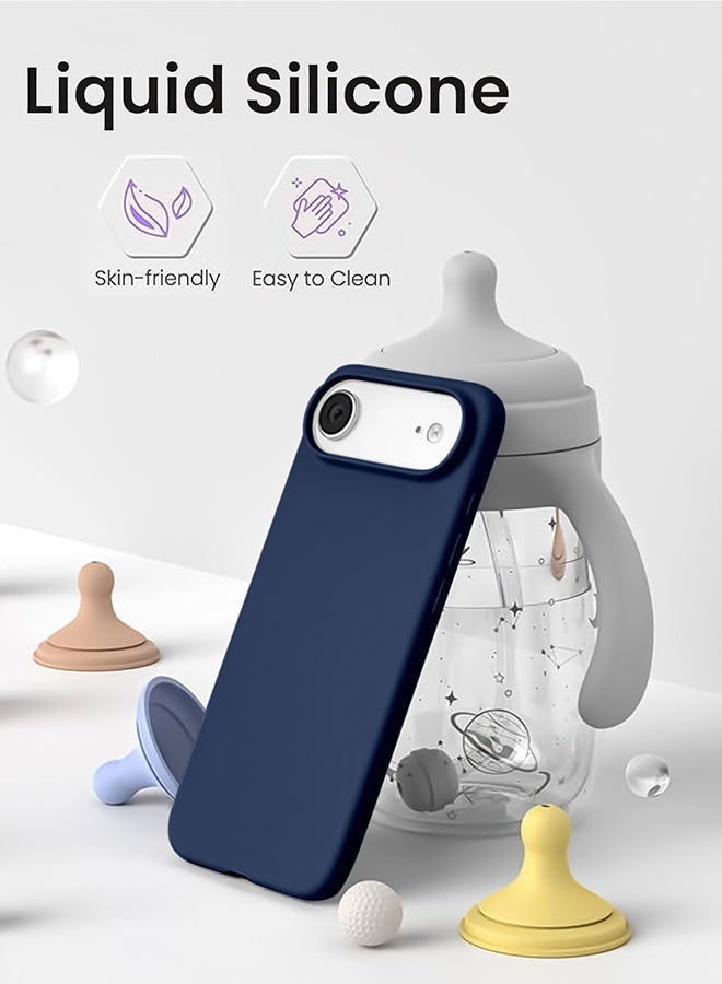 ميدا غطاء سيليكون لجهاز ايفون 17 اير، جراب حماية لكامل الجسم بملمس حريري ناعم، غطاء مضاد للصدمات مع بطانة من المايكروفايبر - Image 4