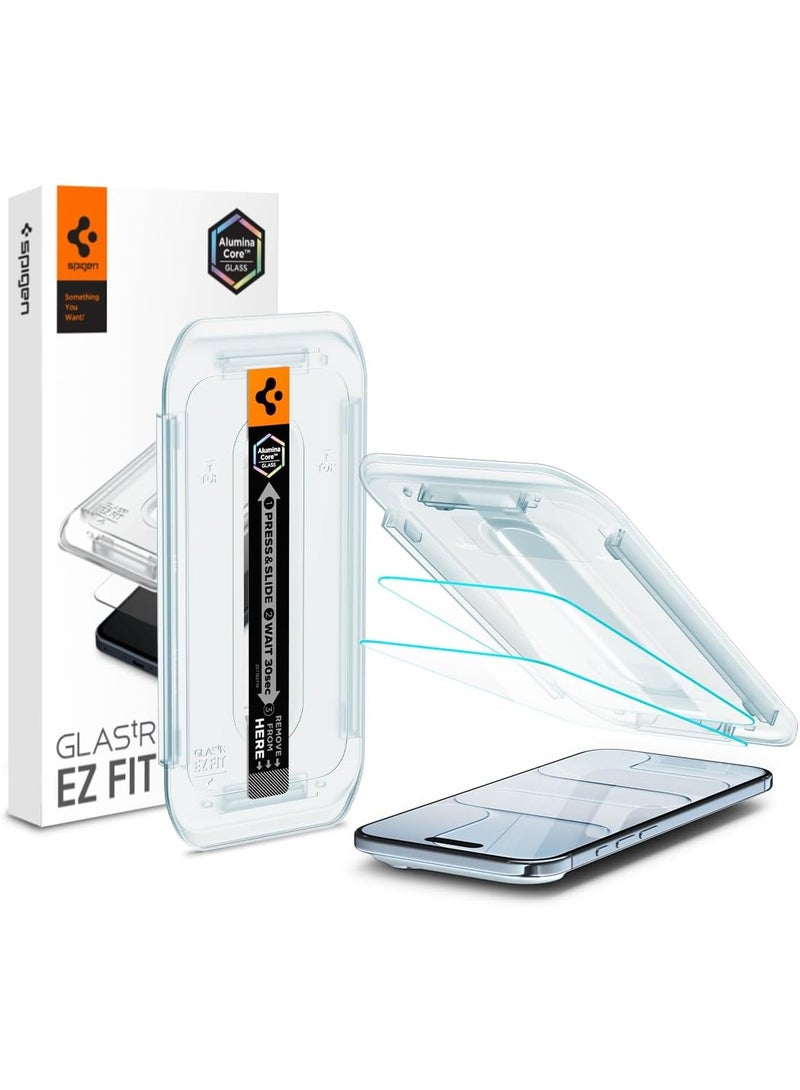 Spigen GLAStR EZ FIT Tempered Glass iPhone 17 Air Screen Protector - Case Friendly with Sensor Protection [2 PACK] - Image 1