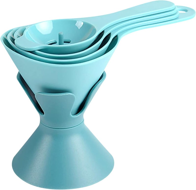 comfrt 6 in 1 Plastic Funnel Multi-function Funnel Set Household Kitchen Oil Leak Wine Leak Filter Sub-packaging Tool - Image 1